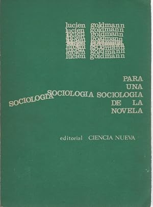 Para una sociología de la novela