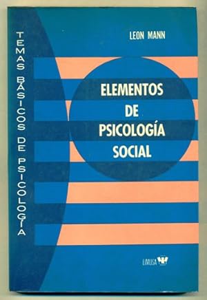 ELEMENTOS DE PSICOLOGIA SOCIAL