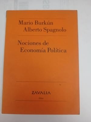 Nociones de Economia Politica
