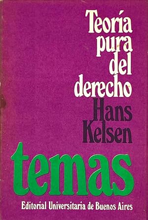 Teoría pura del derecho