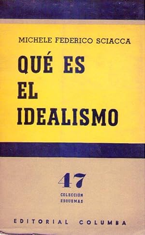 QUE ES EL IDEALISMO