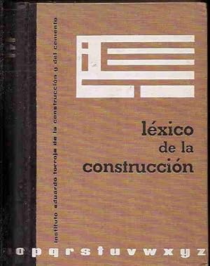 Léxico de la construcción