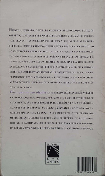 Para que no me olvides