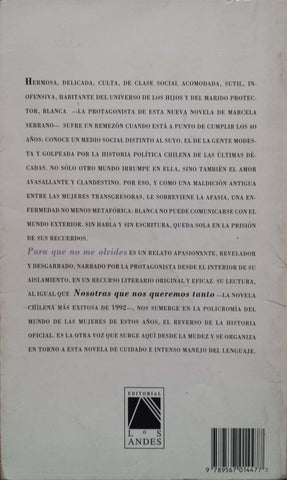 Para que no me olvides