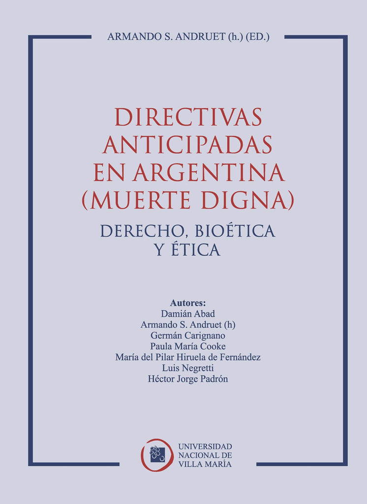 Directivas anticipadas en Argentina (Muerte digna)